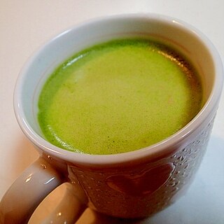 ブルックスで　ゆであずき入り　和風カプチーノ♬